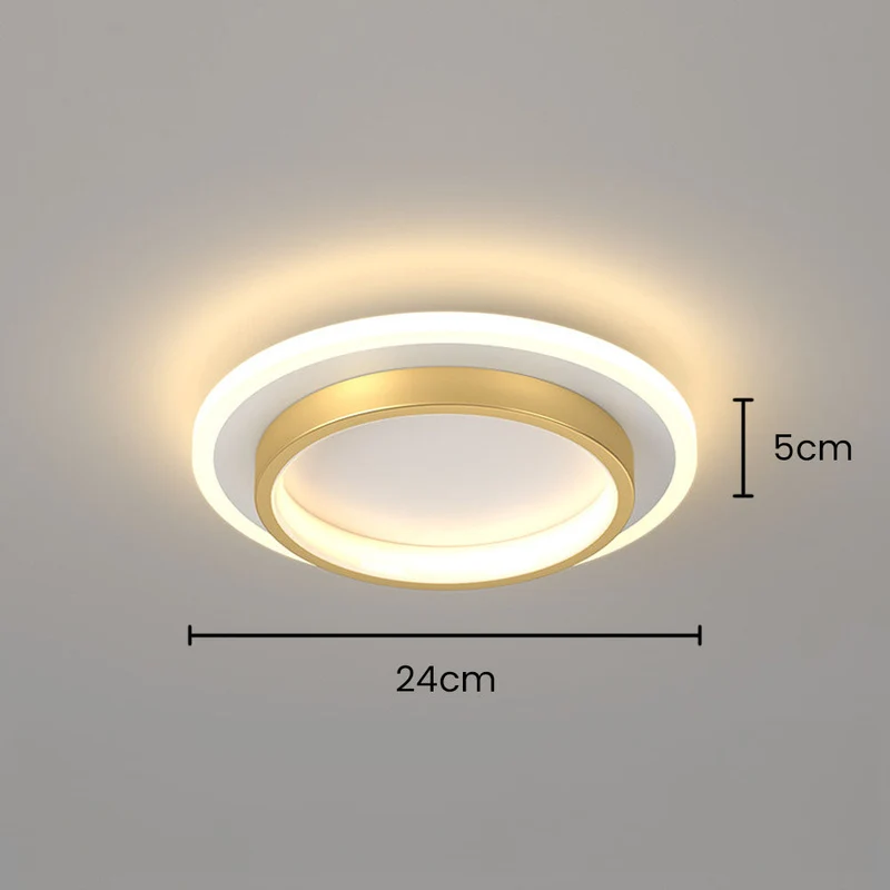 LED plafondlamp rond 10W 20W zwart wit slaapkamer hal woonkamer moderne plafondverlichting lage plafondlamp | Sansoti