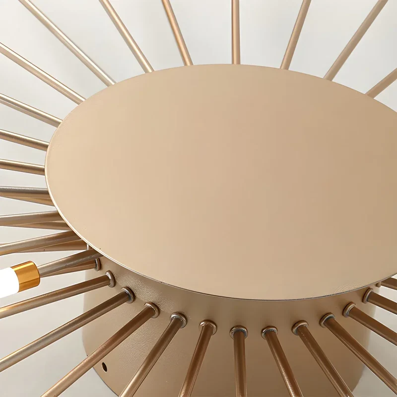 LED Plafondlamp Metaal 20-42 Lichtpunten Zwart Goud Woonkamer Eetkamer Stervorm Design Dimbaar Moderne Verlichting Grote Ruimtes | Sansoti