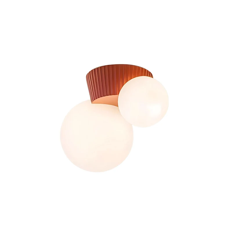 Hanglamp Plafond 2 Lichtbollen Resin Groen Woonkamer Slaapkamer Hal Bollamp Modern Design | Sansoti