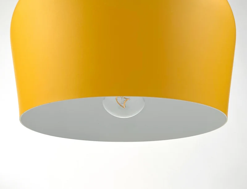 Hanglamp Pastel Aluminium Hout Retro Koepel Bol E27 Kinderkamer Woonkamer | Sansoti
