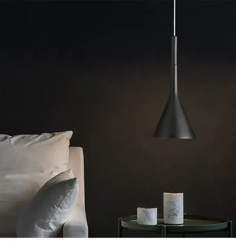 Hanglamp Keuken Industrieel Aluminium E27 15x36cm Verstelbaar Warm Wit Eetkamer Modern | Sansoti