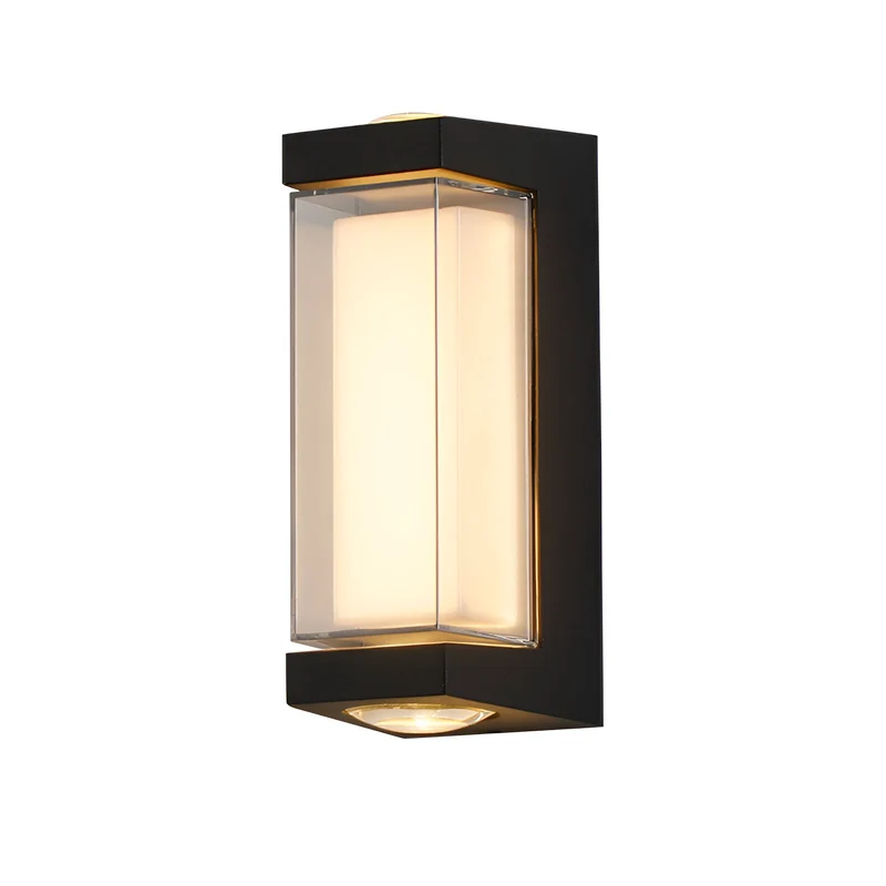 Buitenlamp Up Down LED IP65 Waterdicht Zwart Wit Gevelverlichting 10W | Sansoti
