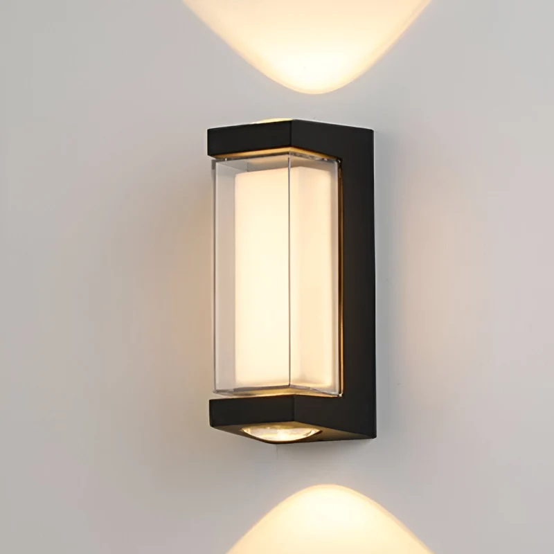 Buitenlamp Up Down LED IP65 Waterdicht Zwart Wit Gevelverlichting 10W | Sansoti