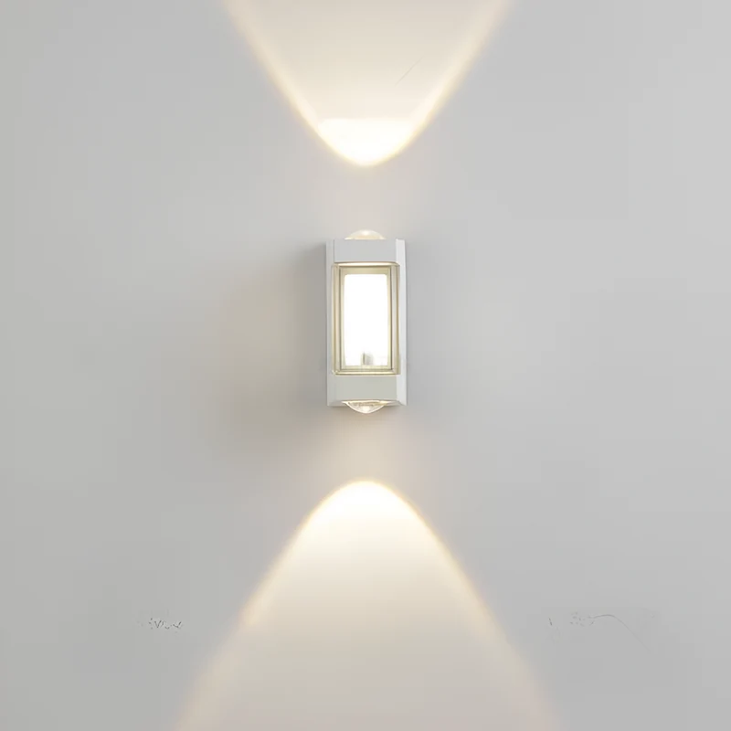 Buitenlamp Up Down LED IP65 Waterdicht Zwart Wit Gevelverlichting 10W | Sansoti