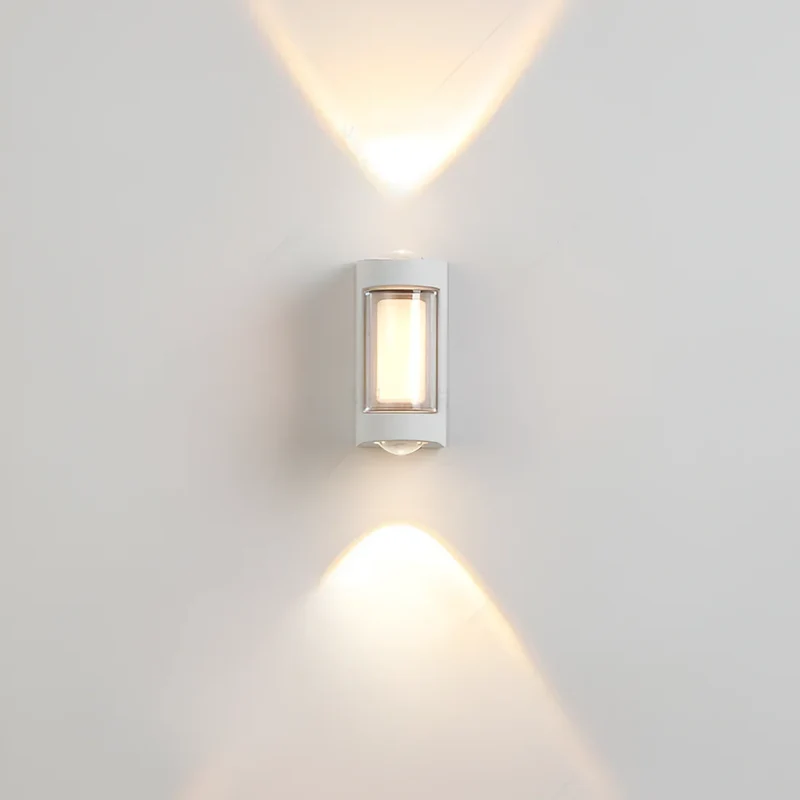 Buitenlamp Up Down LED IP65 Waterdicht Zwart Wit Gevelverlichting 10W | Sansoti