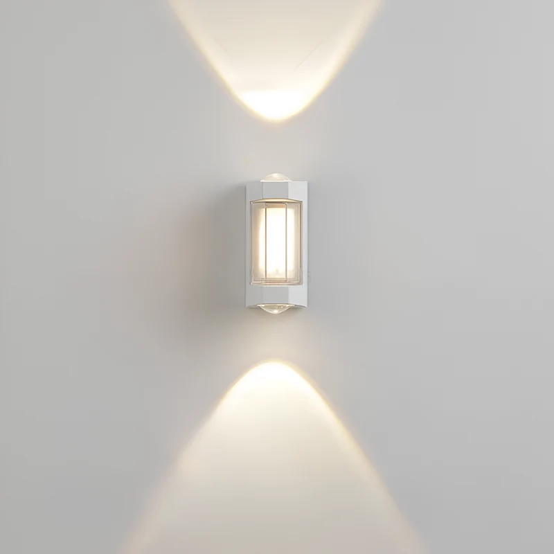 Buitenlamp Up Down LED IP65 Waterdicht Zwart Wit Gevelverlichting 10W | Sansoti