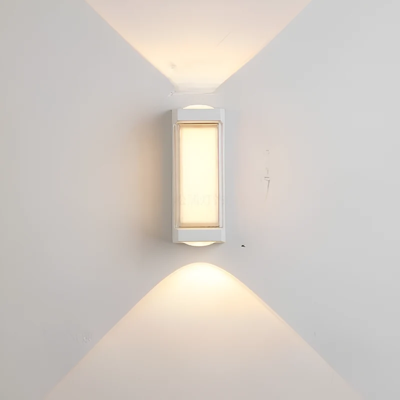 Buitenlamp Up Down LED IP65 Waterdicht Zwart Wit Gevelverlichting 10W | Sansoti