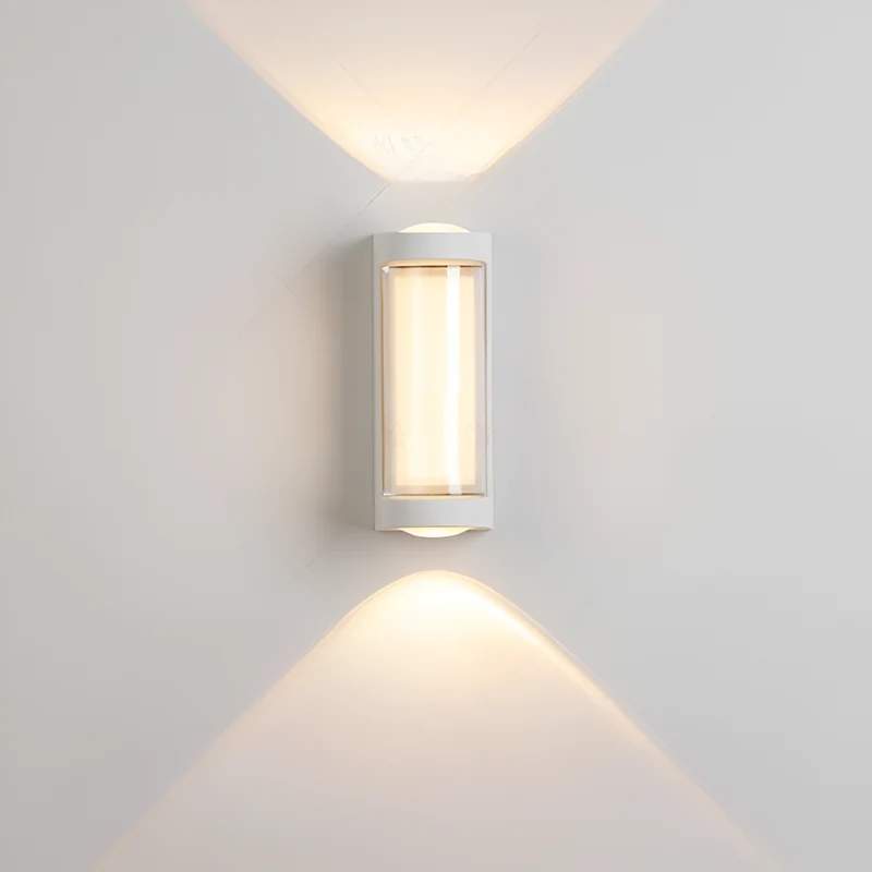 Buitenlamp Up Down LED IP65 Waterdicht Zwart Wit Gevelverlichting 10W | Sansoti