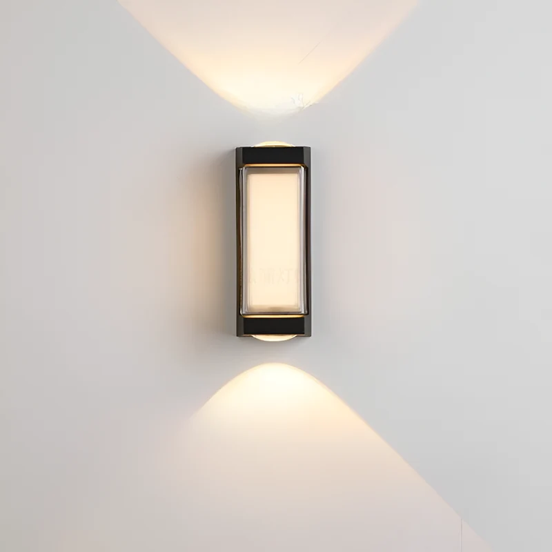 Buitenlamp Up Down LED IP65 Waterdicht Zwart Wit Gevelverlichting 10W | Sansoti