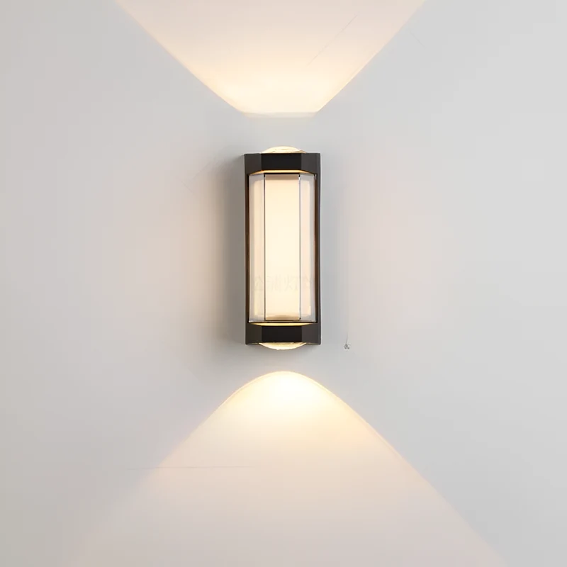 Buitenlamp Up Down LED IP65 Waterdicht Zwart Wit Gevelverlichting 10W | Sansoti