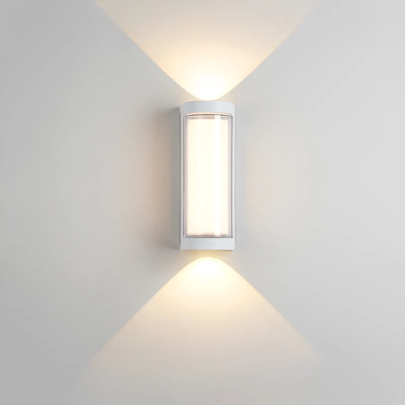 Buitenlamp Up Down LED IP65 Waterdicht Zwart Wit Gevelverlichting 10W | Sansoti