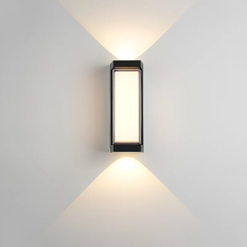 Buitenlamp Up Down LED IP65 Waterdicht Zwart Wit Gevelverlichting 10W | Sansoti