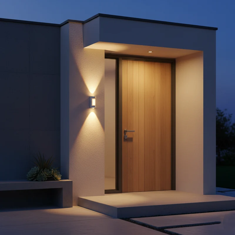Buitenlamp Up Down LED IP65 Waterdicht Zwart Wit Gevelverlichting 10W | Sansoti