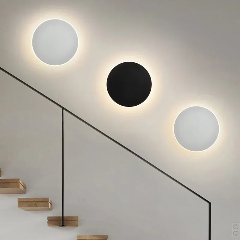 Wandlamp Rond Aluminium LED Nordisch Minimalistisch 10W Ø13 Ø30 Hal Slaapkamer | Sansoti