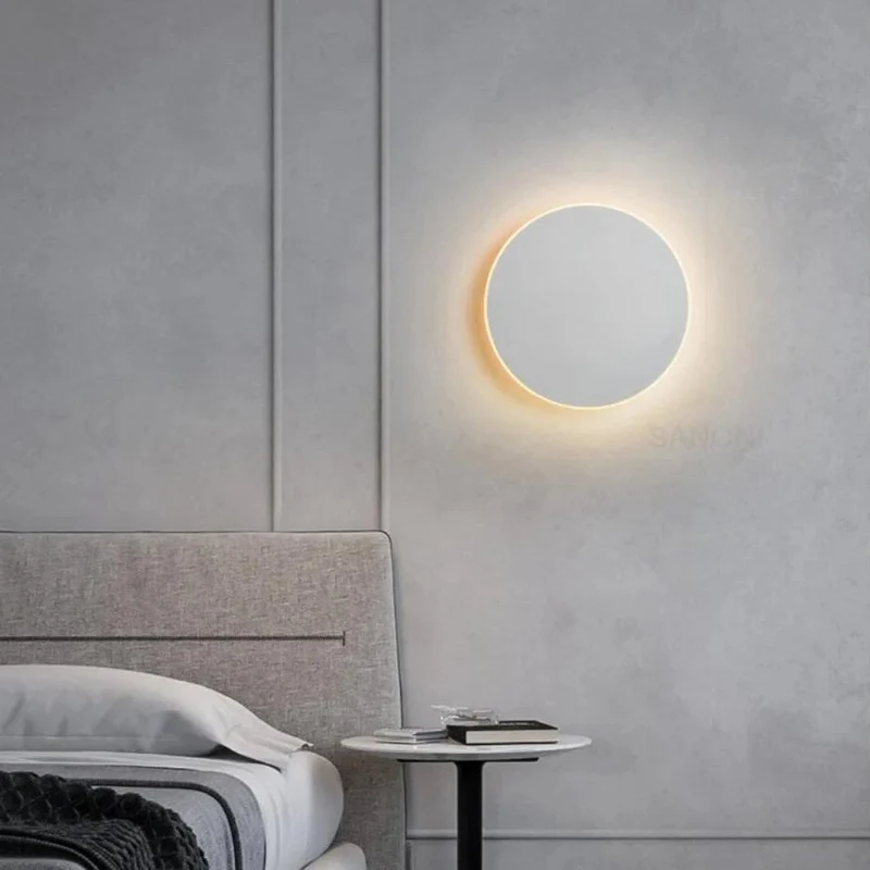 Wandlamp Rond Aluminium LED Nordisch Minimalistisch 10W Ø13 Ø30 Hal Slaapkamer | Sansoti