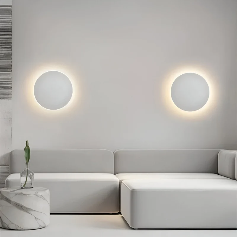 Wandlamp Rond Aluminium LED Nordisch Minimalistisch 10W Ø13 Ø30 Hal Slaapkamer | Sansoti