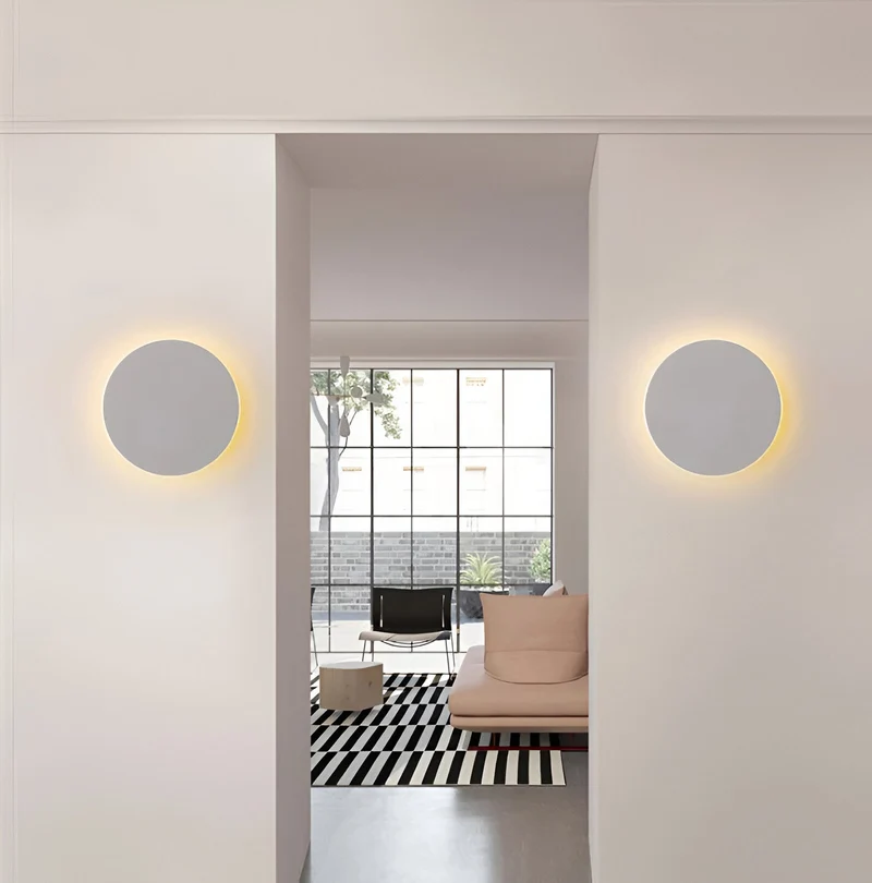 Wandlamp Rond Aluminium LED Nordisch Minimalistisch 10W Ø13 Ø30 Hal Slaapkamer | Sansoti