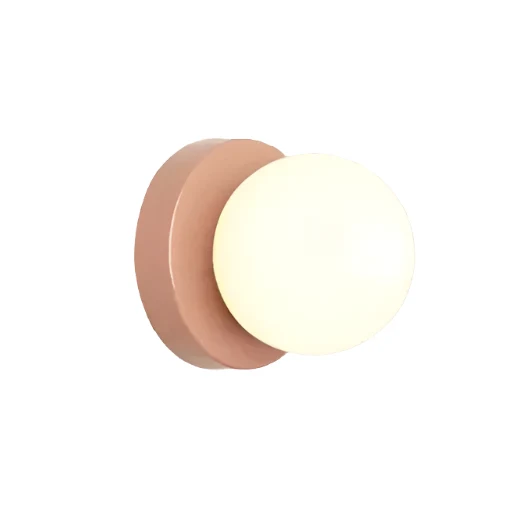 Wandlamp Glas Rond Nordisch Minimalistisch G9 LED Zwart Wit Groen Slaapkamer | Sansoti