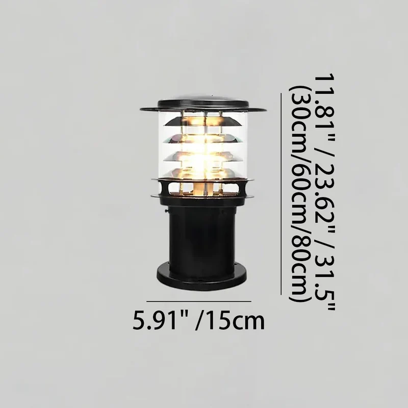 Buitenlamp Aluminium Tuinlamp Staand Padverlichting IP65 Oprit Tuin Villa | Sansoti