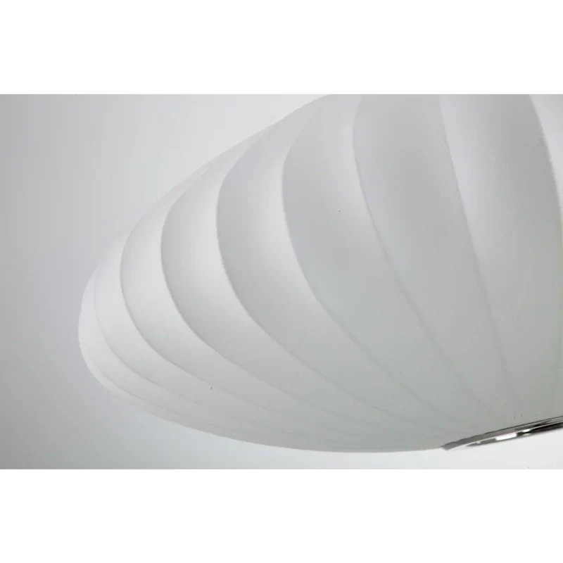 Hanglamp Nelson Bubble Handgebreid Zijde Wit IJzer LED Woonkamer Eetkamer Slaapkamer | Sansoti