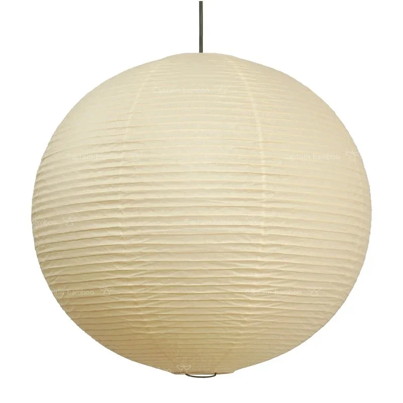 Hanglamp Rijstpapier Wabi-Sabi Japandi Minimalistisch Wit Warm Licht Woonkamer Slaapkamer | Sansoti