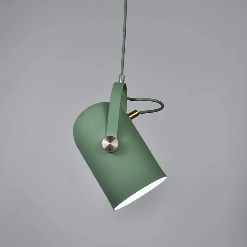 Hanglamp Metaal Verstelbaar Scandinavisch Zwart Groen Geel E27 LED Eetkamer Woonkamer | Sansoti