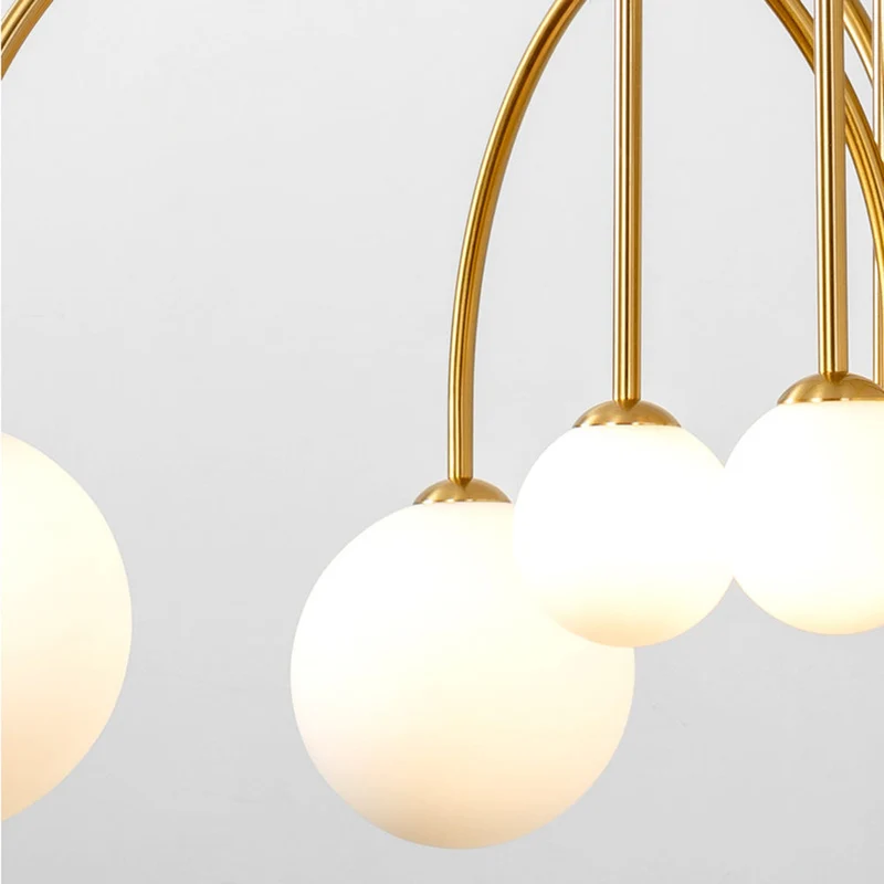 Hanglamp Zwaluwen Metaal Glas Zwart Goud Roze G9 LED Woonkamer Slaapkamer Decoratief | Sansoti