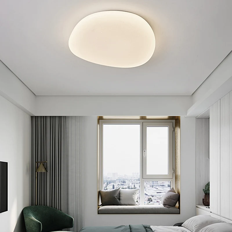 Plafondlamp Acryl Wit Modern Strak LED SMD Slaapkamer Woonkamer Minimalistisch Sfeer | Sansoti