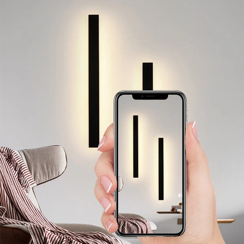 Buitenlamp Wandlamp LED Zwart Aluminium IP65 30-200cm Modern | Sansoti
