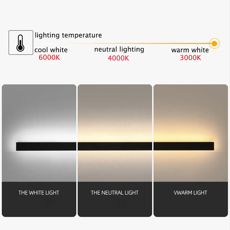 Buitenlamp Wandlamp LED Zwart Aluminium IP65 30-200cm Modern | Sansoti