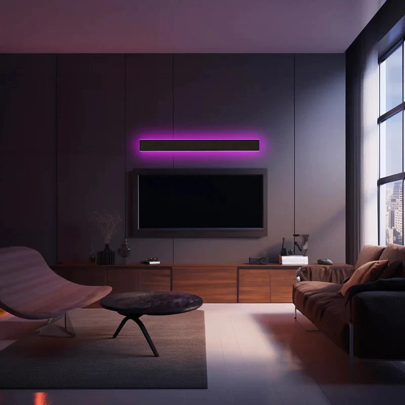 Buitenlamp Wandlamp LED Zwart Aluminium IP65 30-200cm Modern | Sansoti