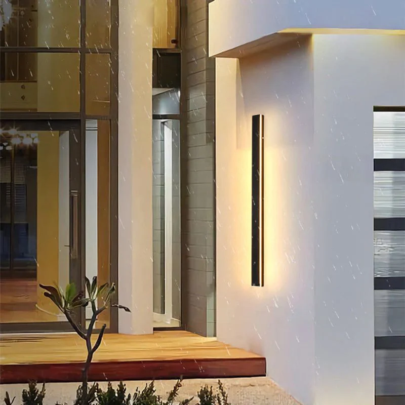 Buitenlamp Wandlamp LED Zwart Aluminium IP65 30-200cm Modern | Sansoti