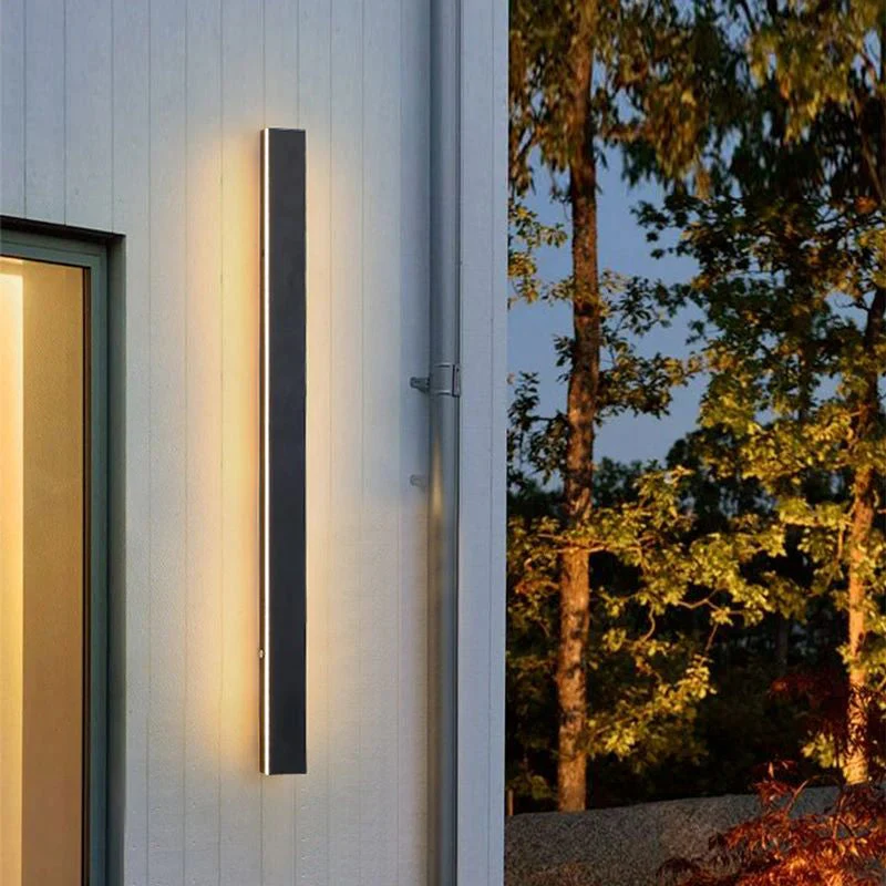 Buitenlamp Wandlamp LED Zwart Aluminium IP65 30-200cm Modern | Sansoti