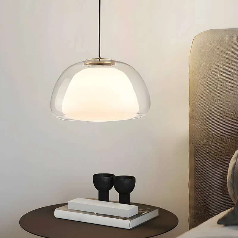 Hanglamp Glas Organisch Gelei Textuur E27 Eetkamer Woonkamer Slaapkamer Gang Artistiek Modern | Sansoti