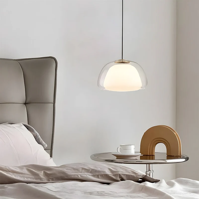 Hanglamp Glas Organisch Gelei Textuur E27 Eetkamer Woonkamer Slaapkamer Gang Artistiek Modern | Sansoti
