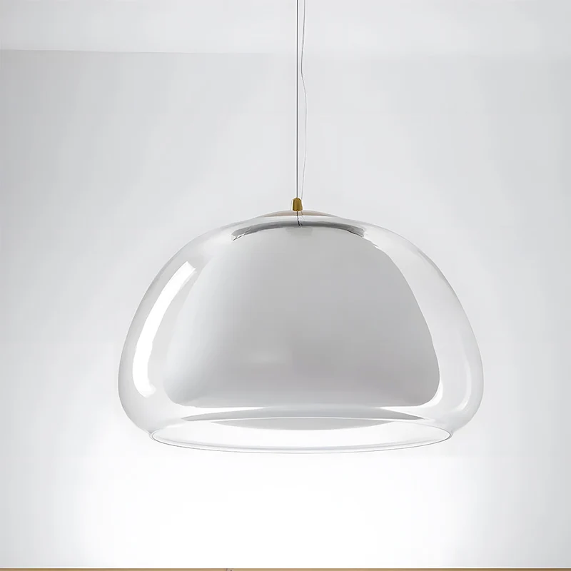 Hanglamp Glas Organisch Gelei Textuur E27 Eetkamer Woonkamer Slaapkamer Gang Artistiek Modern | Sansoti