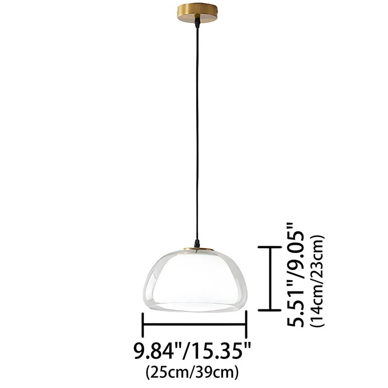 Hanglamp Glas Organisch Gelei Textuur E27 Eetkamer Woonkamer Slaapkamer Gang Artistiek Modern | Sansoti