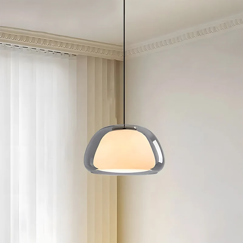 Hanglamp Glas Organisch Gelei Textuur E27 Eetkamer Woonkamer Slaapkamer Gang Artistiek Modern | Sansoti