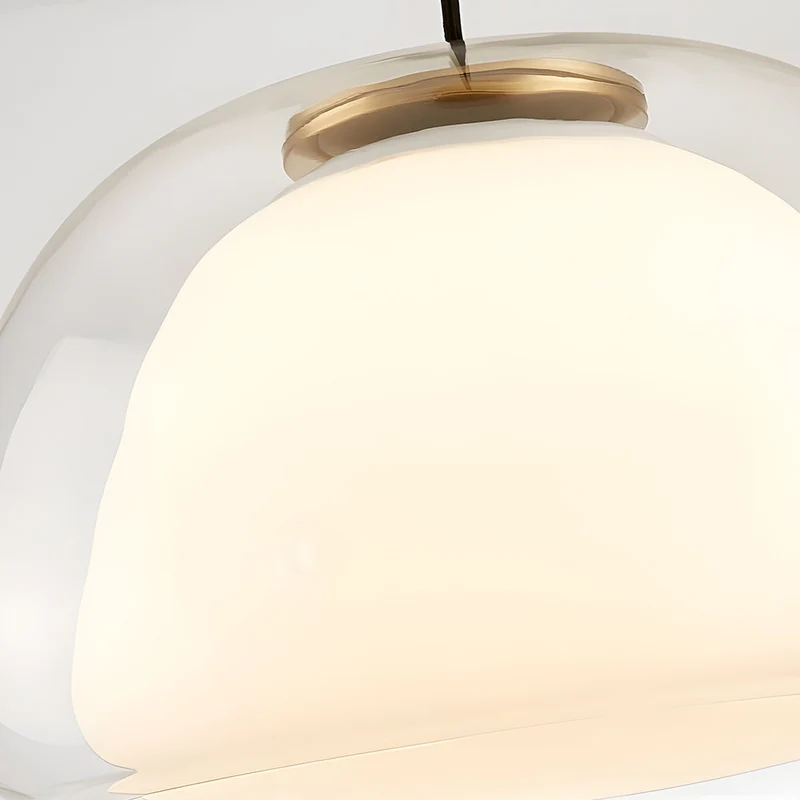 Hanglamp Glas Organisch Gelei Textuur E27 Eetkamer Woonkamer Slaapkamer Gang Artistiek Modern | Sansoti