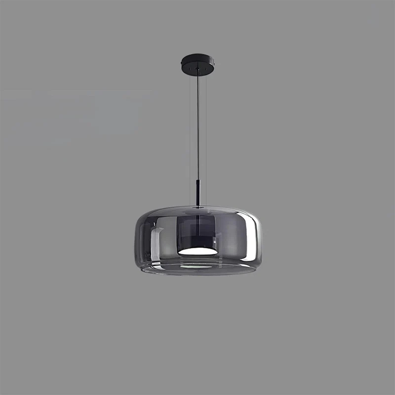 Hanglamp Gerookt Glas Koepel Vintage Minimalistisch LED Keuken Eetkamer Woonkamer Loft | Sansoti