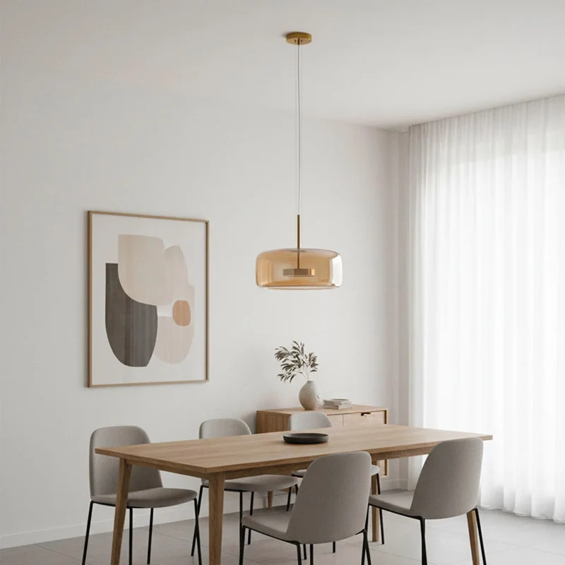 Hanglamp Gerookt Glas Koepel Vintage Minimalistisch LED Keuken Eetkamer Woonkamer Loft | Sansoti