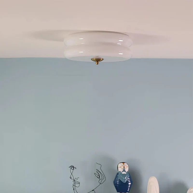 Plafondlamp Vintage Glas 1920s Industrieel Goud Chroom LED Eetkamer Woonkamer Slaapkamer | Sansoti
