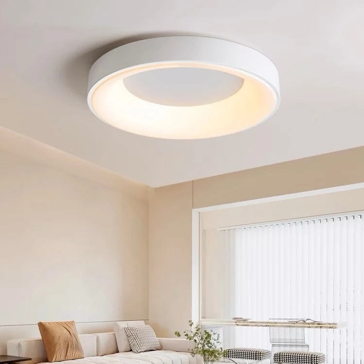 LED plafondlamp rond acryl ijzer lage ruimtes hal slaapkamer woonkamer moderne opbouwlamp minimalistische plafondverlichting | Sansoti