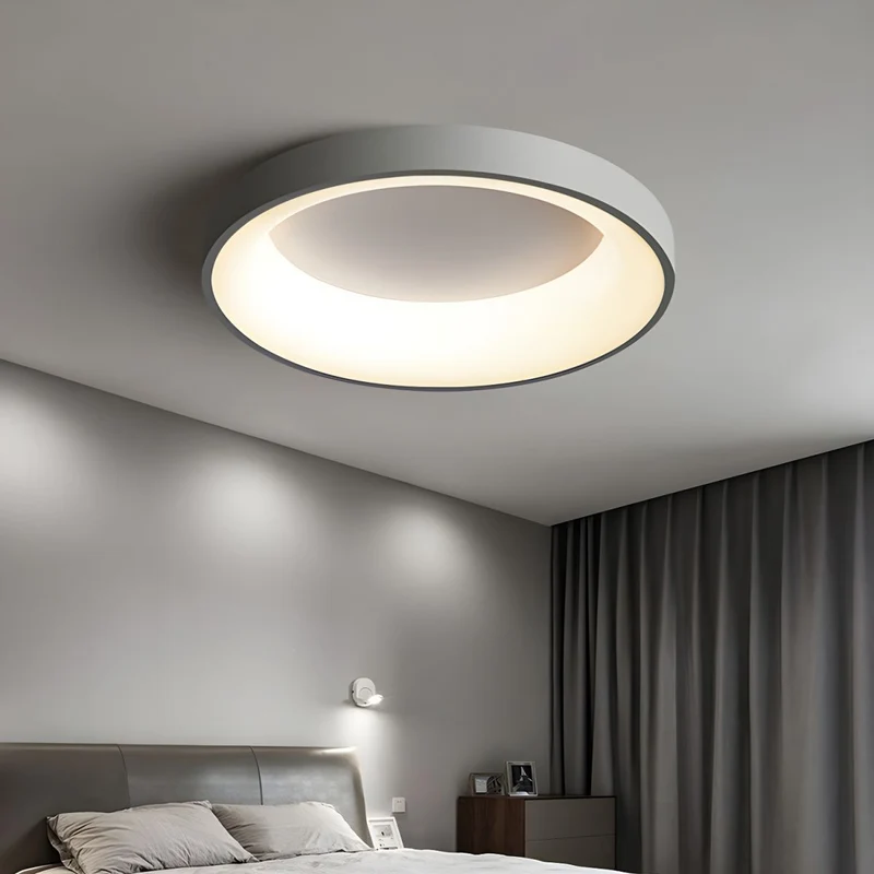LED plafondlamp rond acryl ijzer lage ruimtes hal slaapkamer woonkamer moderne opbouwlamp minimalistische plafondverlichting | Sansoti
