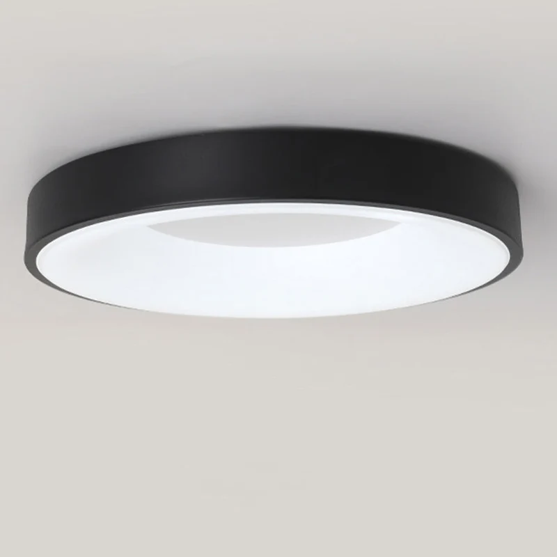 LED plafondlamp rond acryl ijzer lage ruimtes hal slaapkamer woonkamer moderne opbouwlamp minimalistische plafondverlichting | Sansoti