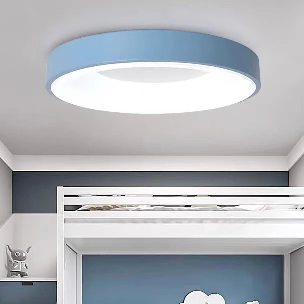 LED plafondlamp rond acryl ijzer lage ruimtes hal slaapkamer woonkamer moderne opbouwlamp minimalistische plafondverlichting | Sansoti