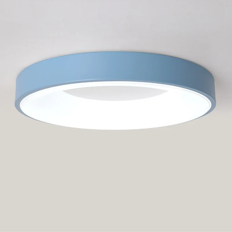 LED plafondlamp rond acryl ijzer lage ruimtes hal slaapkamer woonkamer moderne opbouwlamp minimalistische plafondverlichting | Sansoti