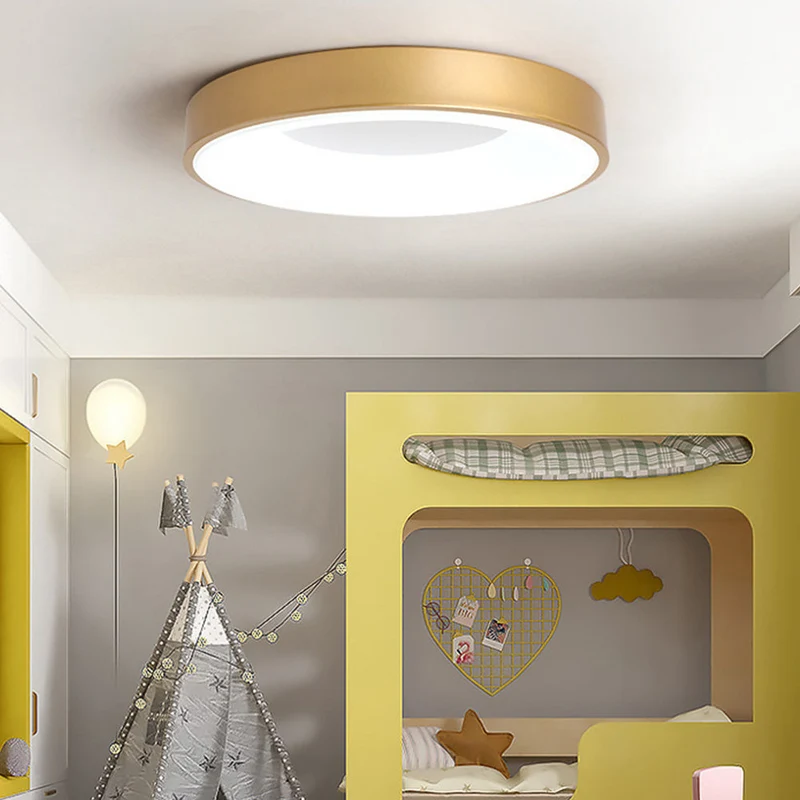 LED plafondlamp rond acryl ijzer lage ruimtes hal slaapkamer woonkamer moderne opbouwlamp minimalistische plafondverlichting | Sansoti