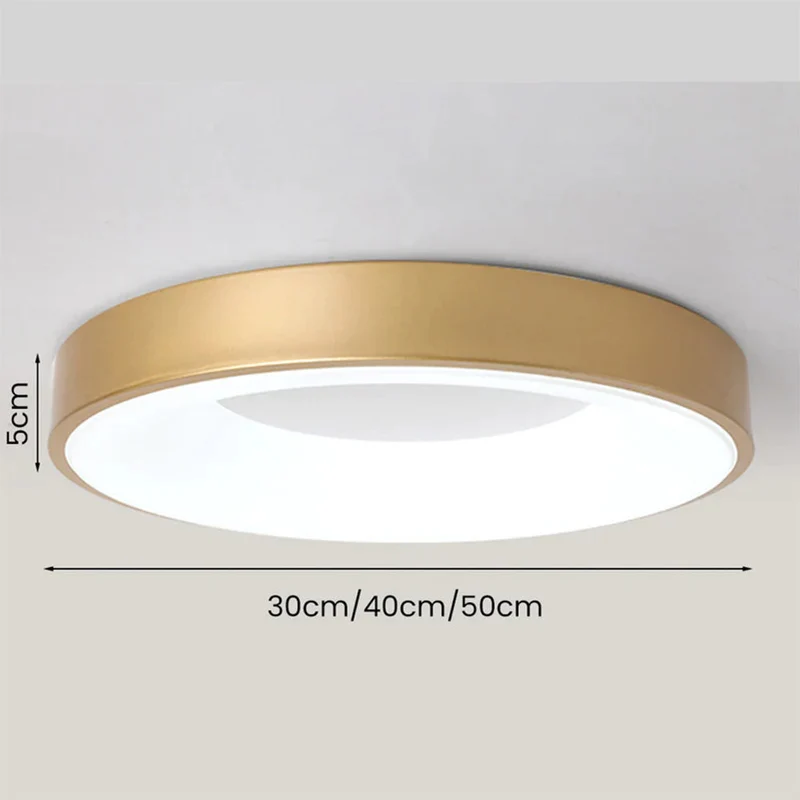 LED plafondlamp rond acryl ijzer lage ruimtes hal slaapkamer woonkamer moderne opbouwlamp minimalistische plafondverlichting | Sansoti