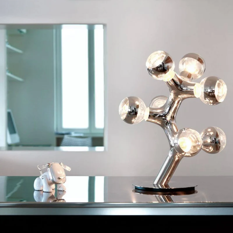 DNA Triple-7 Tischlampe Chrom